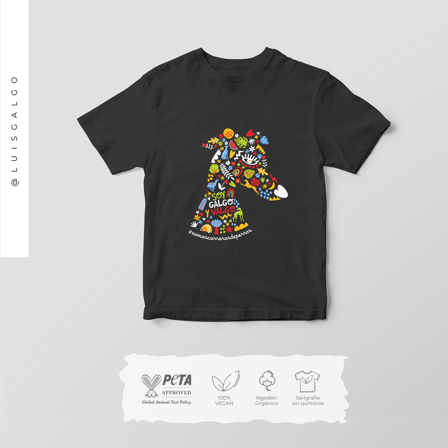 Polera Soy Galgo y Valgo Niños
