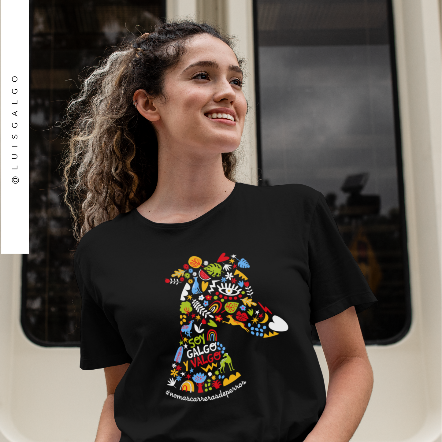 Polera Soy Galgo y Valgo Mujer