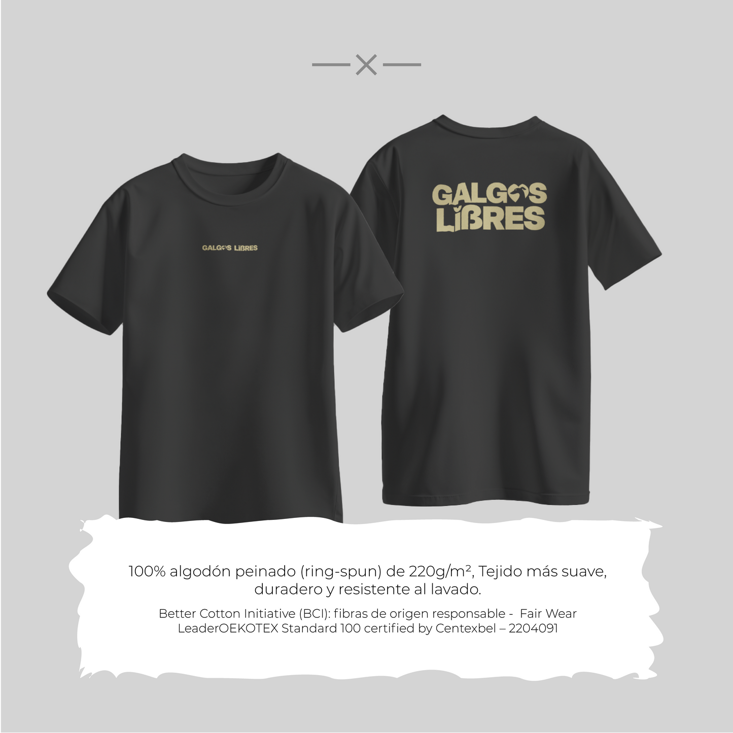 Polera “Galgos Libres”