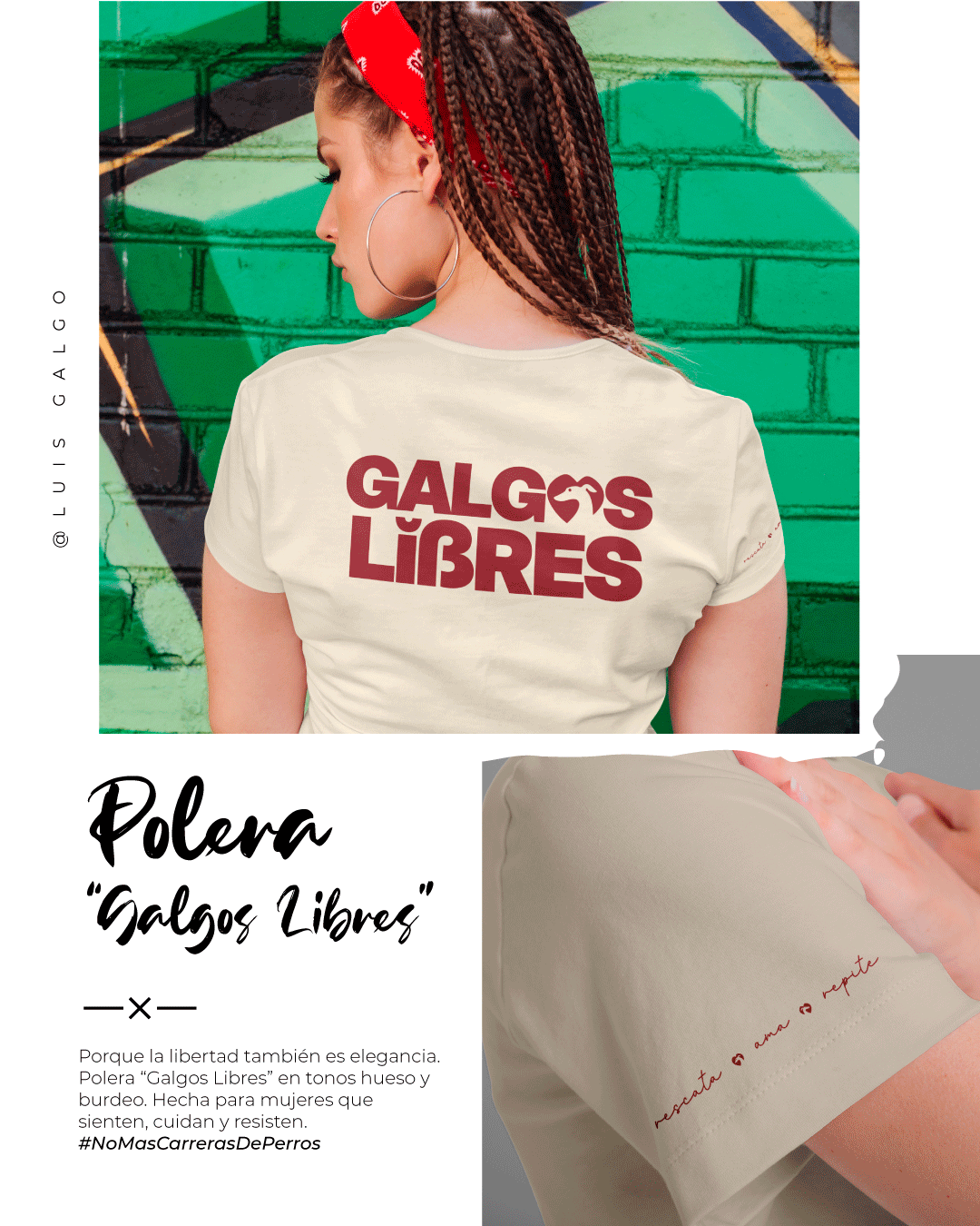 Polera Galgos Libres
