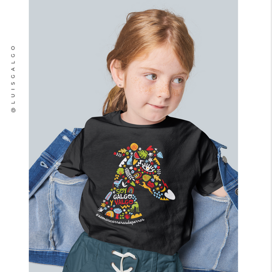 Polera Soy Galgo y Valgo Niños